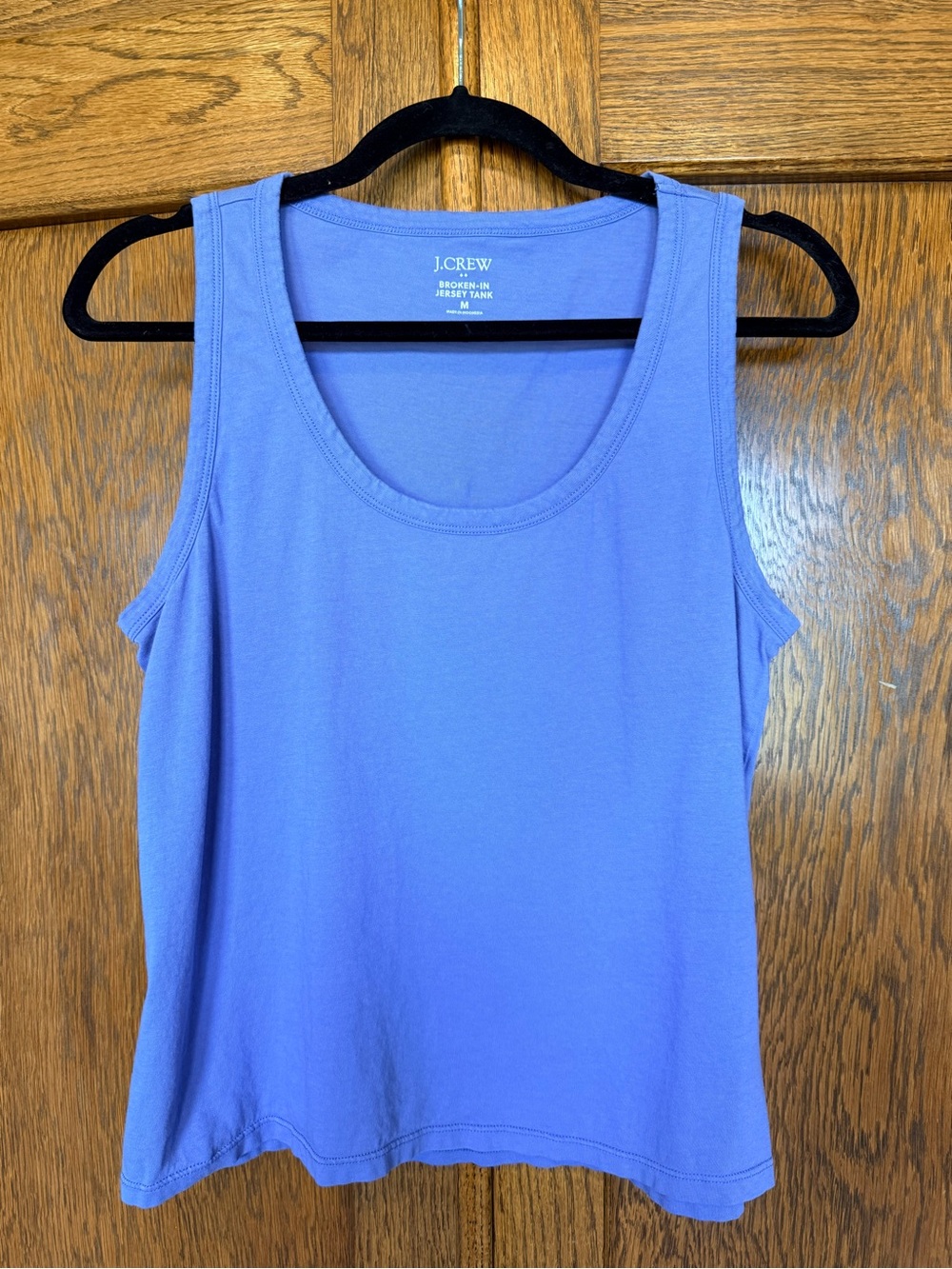 J. Crew Women’s Periwinkle Scoop Neck Tank 100% cotton